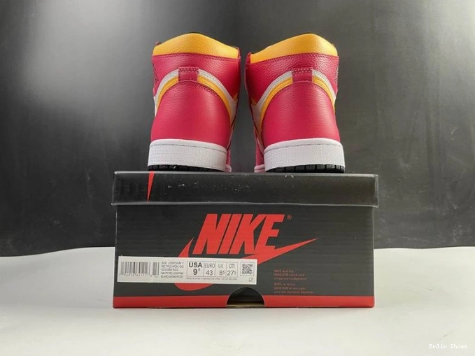 Bmlin Shoes OGLight 1 555088-603 Air High Jordan Red Fusion 0811
